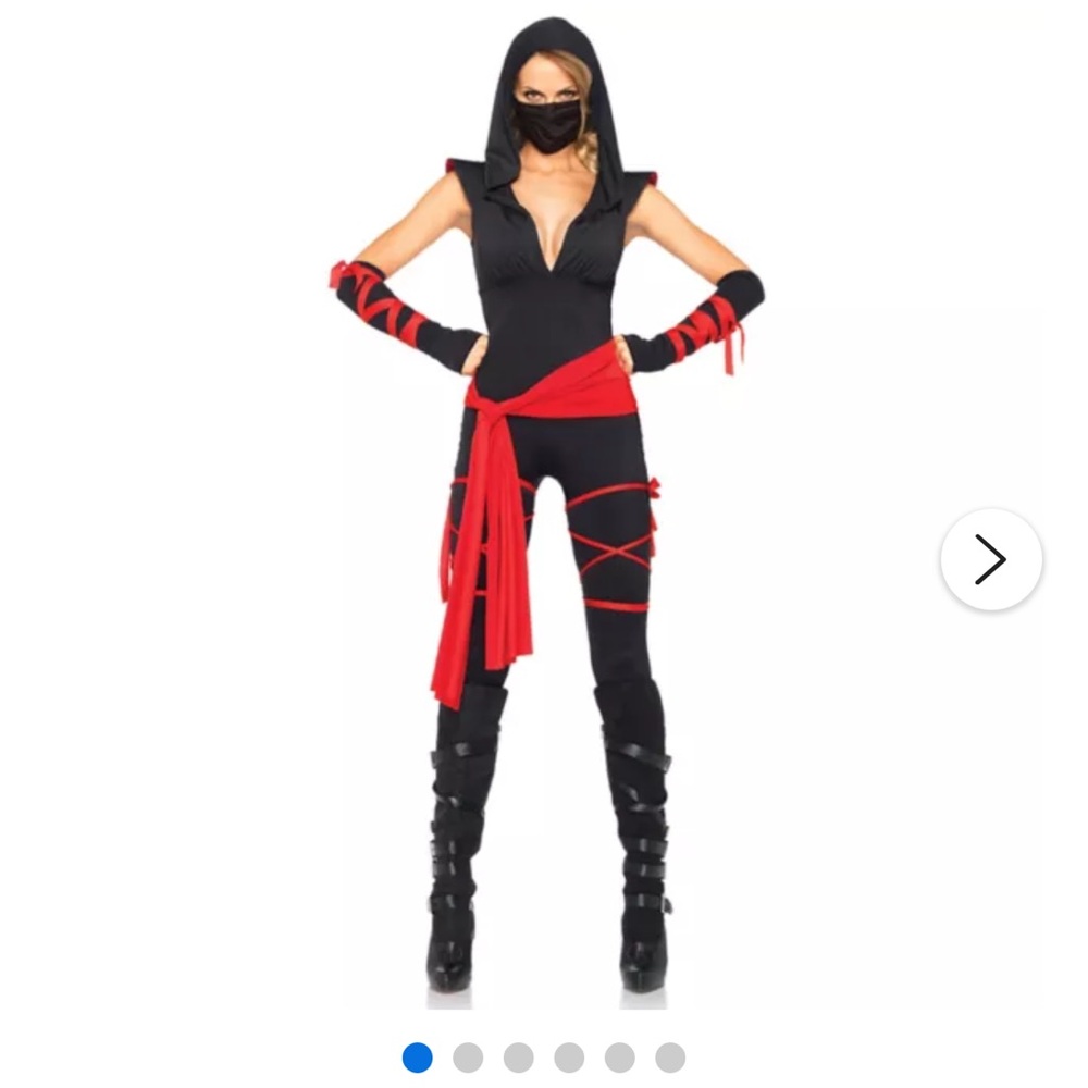 Leg Avenue Deadly Ninja Adult Costume Size Large
